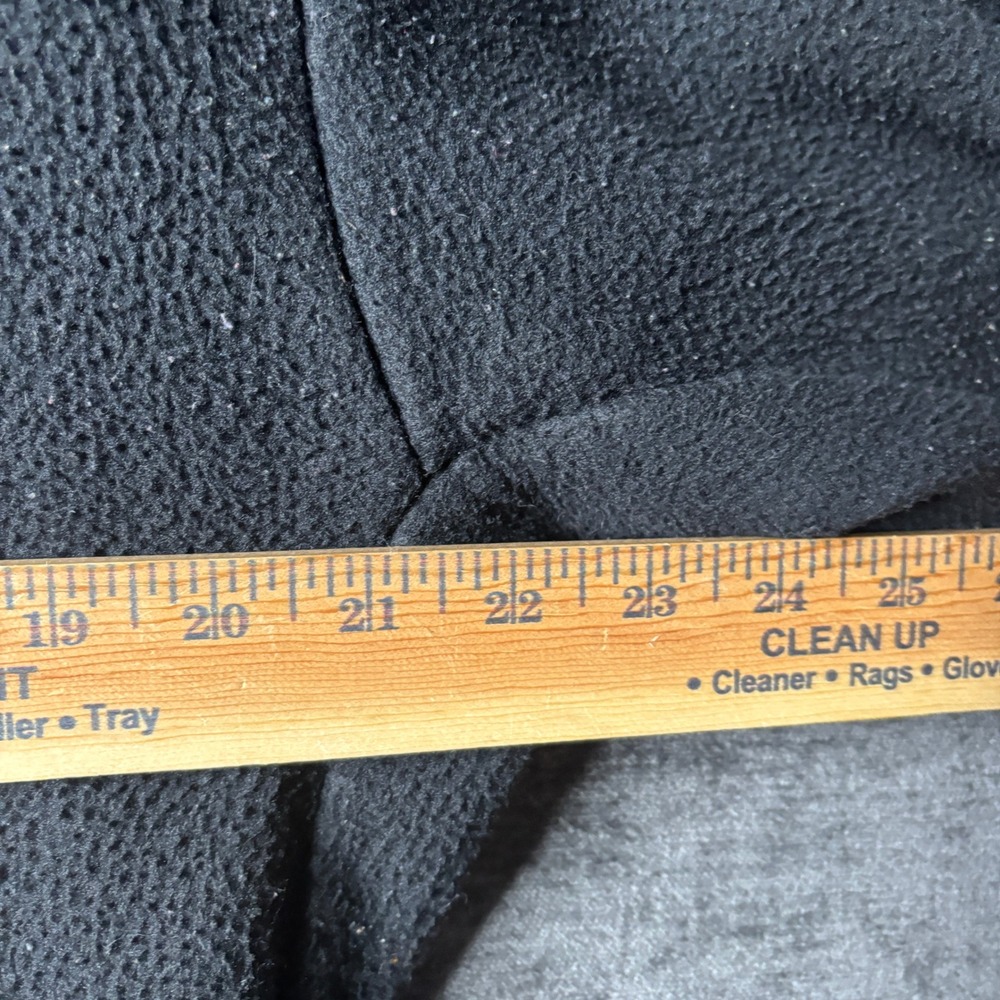 Vintage 90s Columbia Sportswear Fleece Jacket Mens M Black Blue Colorblock USA - Picture 10 of 11